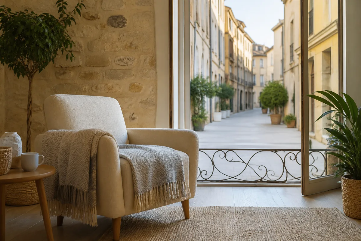 Vue d’une rue commerçante du centre de Narbonne où s’installent des cabinets de praticiens